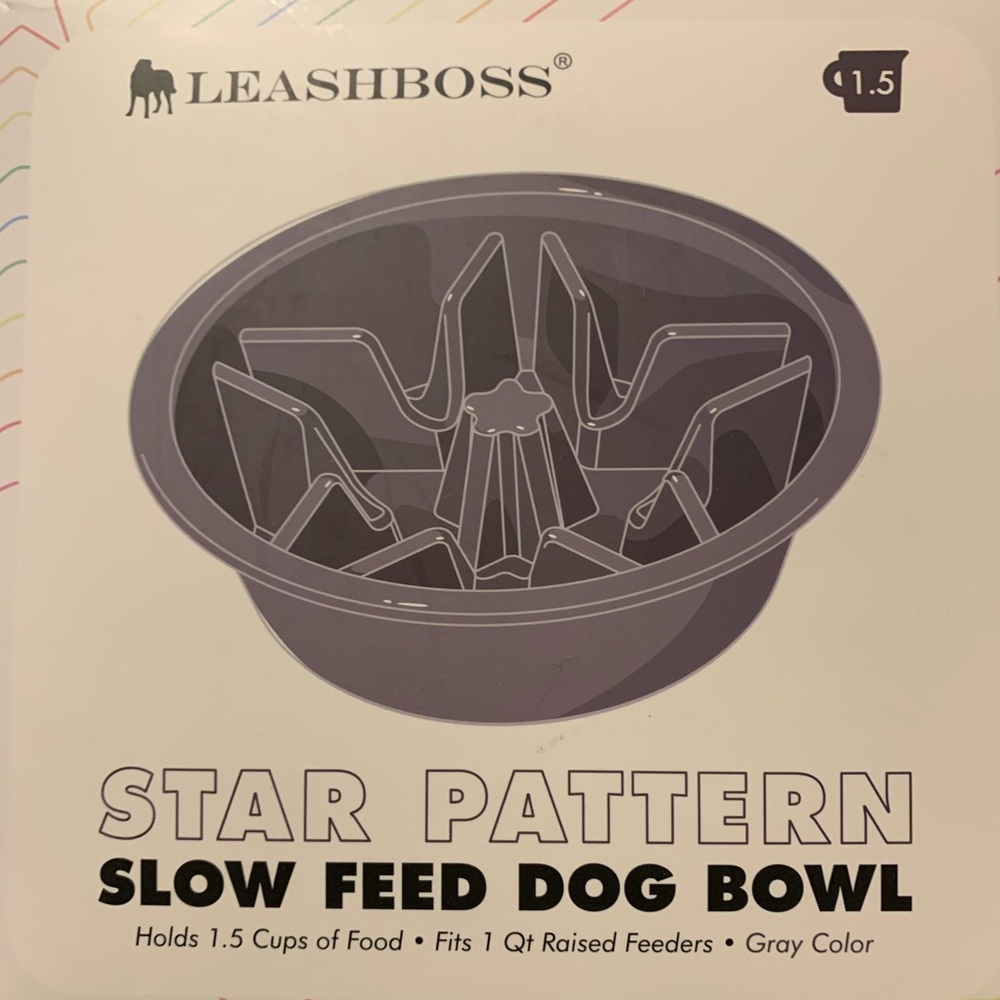 Slow feed dog bowl